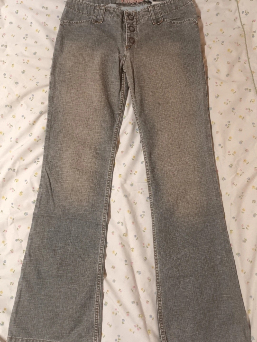Volcom Rare Women's Grey Flare Jeans